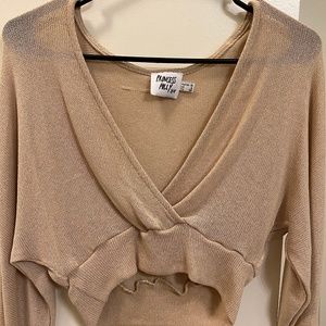 Princess Polly Sweet Soul Top Beige